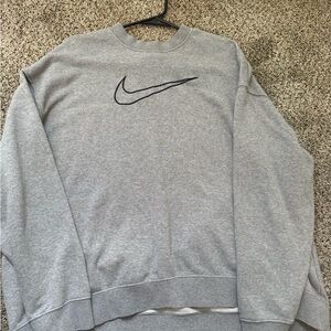 Nike Men's Crewneck Sweater in Gray